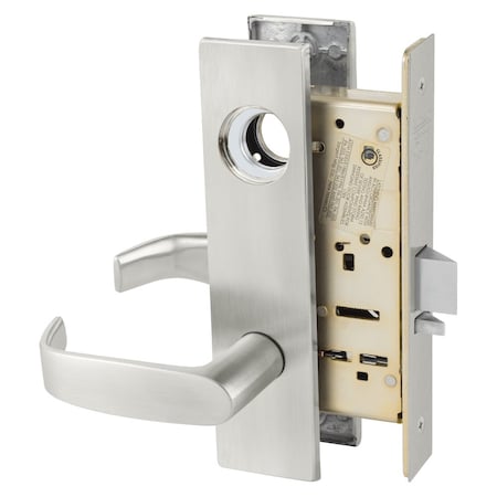 Sargent Grade 1 Office or Entry Mortise Lock, L - Lever, LW1 - Escutcheon, Field Reversible, Less Cylinder,  LC-8205 LW1L 32D
